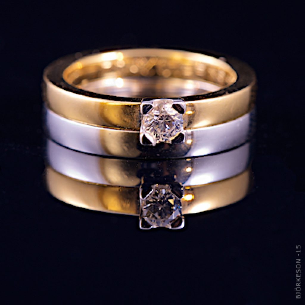 Enstensring med slät ring