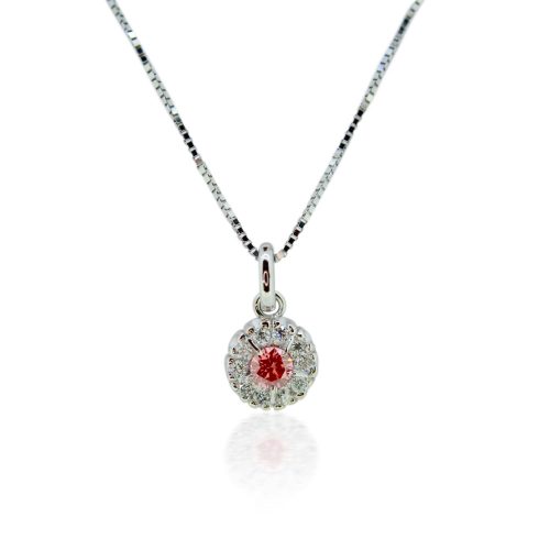 rosa och vita briljanter